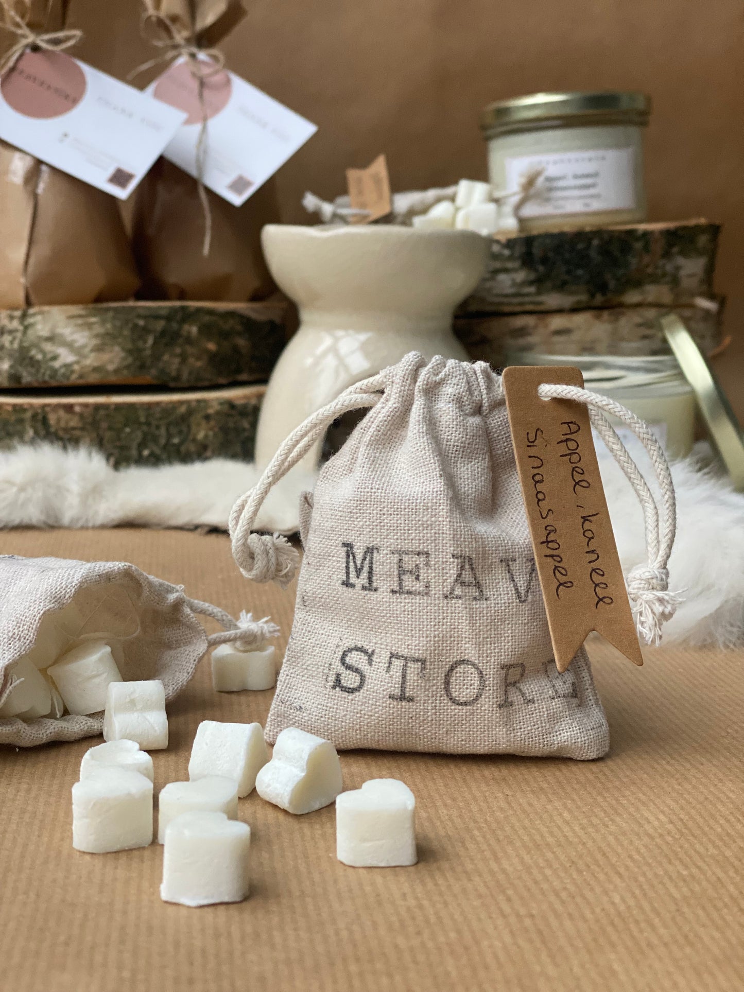 Wax melts Appel, kaneel en sinaasappel